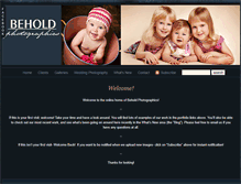 Tablet Screenshot of beholdphotographics.com